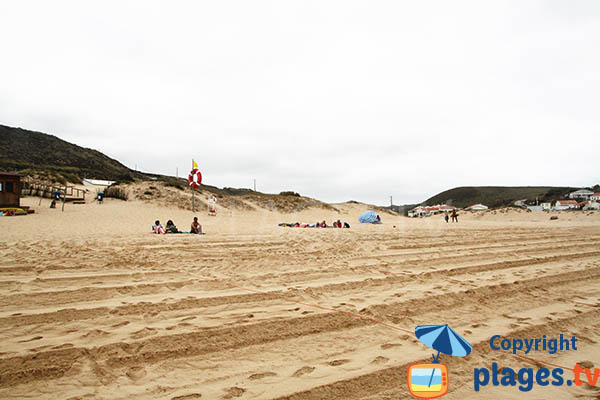 Dunes autour de la plage de Monte Clerigo à Aljezur - Portugal